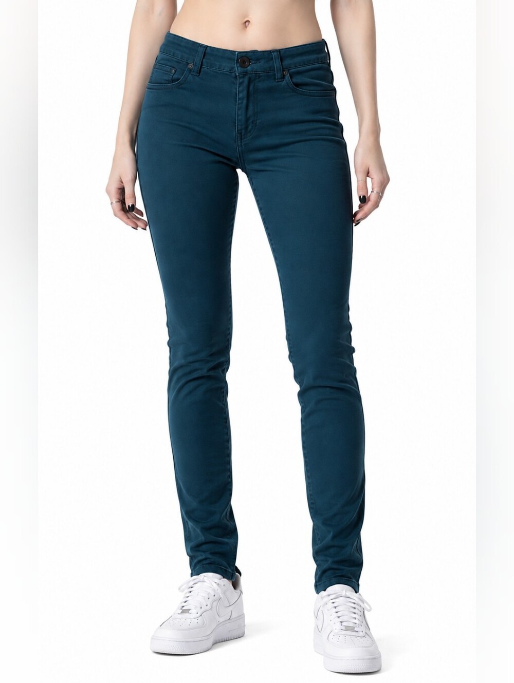 DKNY Teal Slim Fit Pants